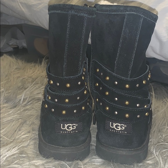 Ugg australia clovis boots w/ studded belt #3287 - Picture 4 of 4